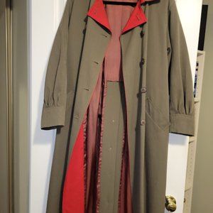 VINTAGE SIMON CHANG WOMEN'S TRENCH COAT | Size 6 (fits more like a size 10) |